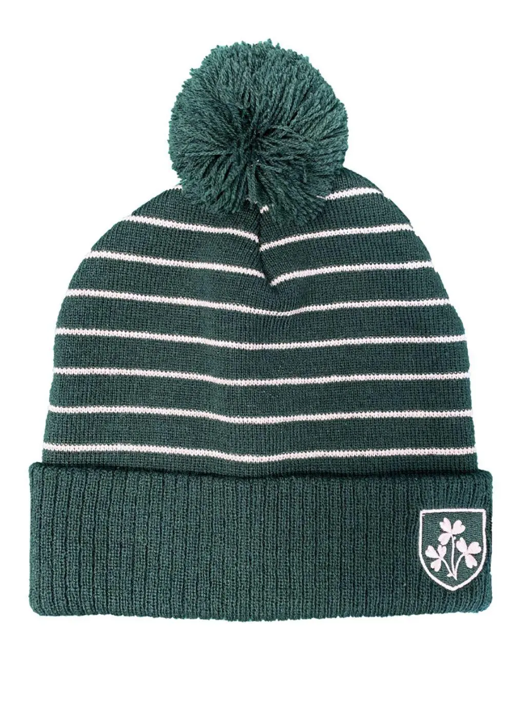 Striped Shamrock Crest Hat